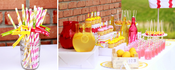 Lemonade Party Dessert Table