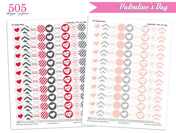 Free Valentine's Day Printable | 505-design.com