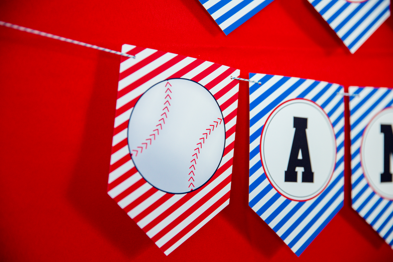 Baseball Birthday Printable Banner 505 Design, Inc