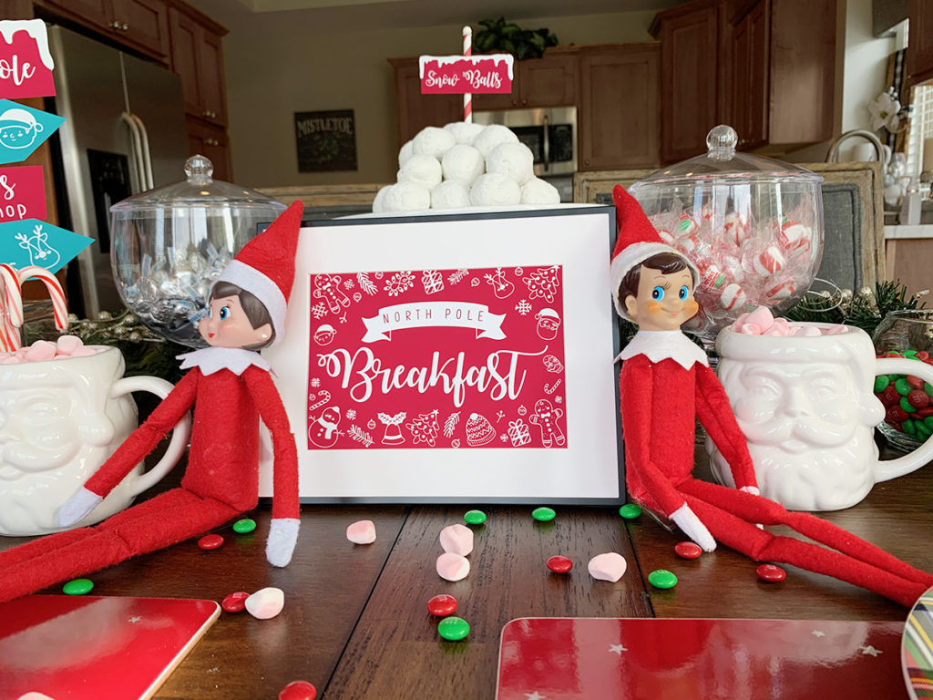 North Pole Breakfast 2019 Free Elf on the Shelf Printables 505