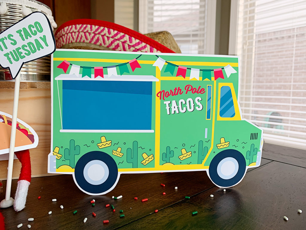 Elf on the Shelf Taco Truck