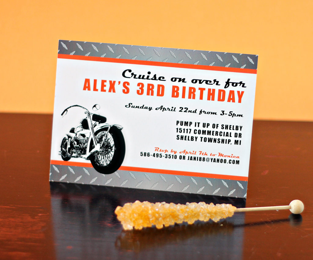 Motorcycle Invitation – 505 Design, Inc