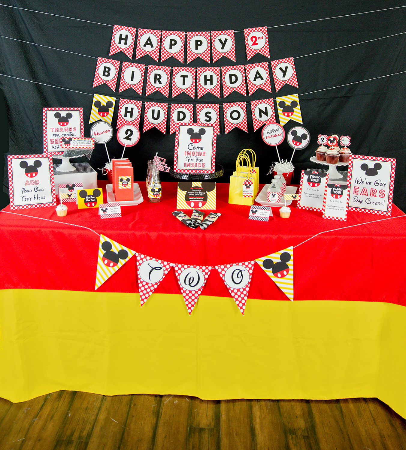 Mickey Mouse Birthday Party Decorations in Red – 505 Design, Inc
