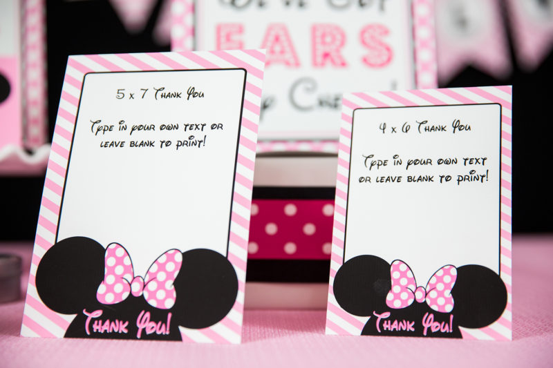 Minnie Mouse Party Ideas and Free Printables